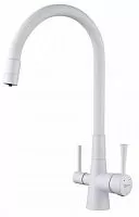 Lemark LM3075W Comfort Смеситель для кухни, белый