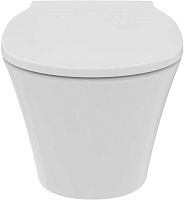 Ideal Standard E248201 Connect Air Унитаз подвесной 36.5х54.5 см, безободковый, с сиденьем микролифт, белый