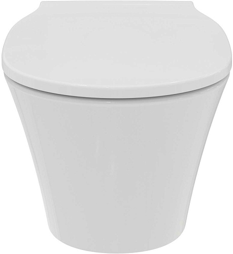 Ideal Standard E248201 Connect Air Унитаз подвесной 36.5х54.5 см, безободковый, с сиденьем микролифт, белый