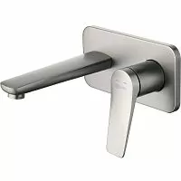 Lemark LM3726GM Bronx Смеситель для раковины, графит
