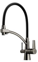 Sancos SC4001GG Eri Смеситель для кухни с возможностью подключения фильтра, вороненая сталь/черный