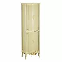 Migliore 26659 Bella Пенал 49х170х43 см, 2 двери Sх (филенчатые с лилией), Decape Sabbia купить  в интернет-магазине Сквирел