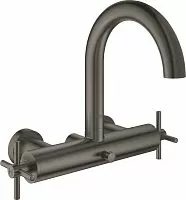 Grohe 25010AL3 Atrio New Смеситель для ванны, темный графит/матовый