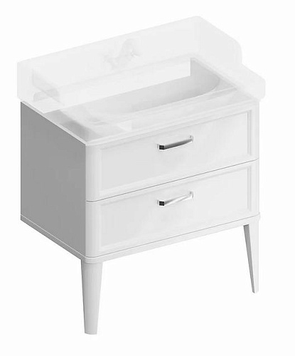 KERAMA MARAZZI Pompei PO.M.80.2\WHT Тумба купить  в интернет-магазине Сквирел