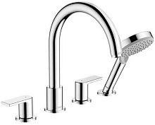 Hansgrohe 71459000 Vernis Shape Смеситель на край ванны, на 4 отверстия, хром