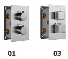 RGW 21140542-31 Shower Panels SP-42 Смеситель для душа встраиваемый, с термостатом, хром RGW 21140542-31 Shower Panels SP-42 Смеситель для душа встраиваемый, с термостатом, хром