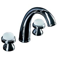 Boheme 277-ST Satine Смеситель для умывальника, на 3 отверстия, хром