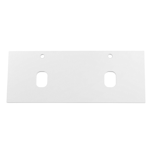 BelBagno EK-120-2-BO Столешница 120 см с двумя отверстиями под раковину/под смеситель, Bianco Opaco (белый матовый) купить  в интернет-магазине Сквирел