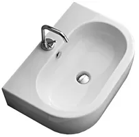 Kerasan 3142bi*1 Flo Раковина с отверстием под смеситель 60х42 см, белая