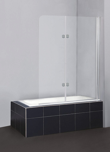 BelBagno SELA-V-21-120/140-Ch-Cr-L Душевая шторка на ванну 120х140 см, матовая снято с производства