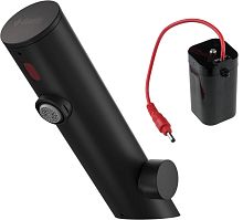 Deante BQR_N29R Sensor Смеситель для раковины сенсорный, с регулировкой температуры, от батареек, Nero (черный)