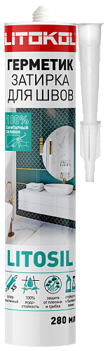 Силиконовый герметик-затирка ЛИТОСИЛ /LITOSIL_светло-серый Силиконовый герметик-затирка ЛИТОСИЛ /LITOSIL_светло-серый