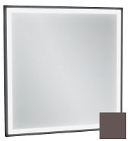 Jacob Delafon EB1433-S32 Allure & Silhouette Зеркало 60 х 60 см, с подсветкой, рама светло-коричневый сатин