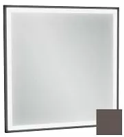 Jacob Delafon EB1433-S32 Allure & Silhouette Зеркало 60 х 60 см, с подсветкой, рама светло-коричневый сатин купить  в интернет-магазине Сквирел