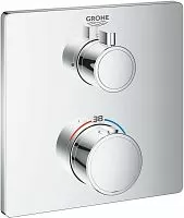 Grohe 24078000 Grohtherm Смеситель для душа с термостатом с переключением на 1 положение, хром