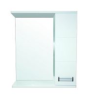 Loranto CS00049718 Дина Зеркальный шкаф, 60х70 см, белый купить  в интернет-магазине Сквирел
