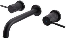 Vincea VBFW-4G1MB Groove Смеситель для раковины, встраиваемый, черный