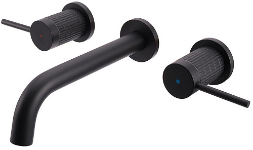 Vincea VBFW-4G1MB Groove Смеситель для раковины, встраиваемый, черный Vincea VBFW-4G1MB Groove Смеситель для раковины, встраиваемый, черный