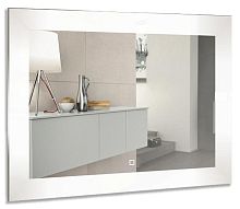 Azario ФР-00000844 Норма Зеркало подвесное, с подсветкой, 80х60 см, белое