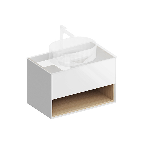 KERAMA MARAZZI PLAZA MODERN PLB.M.80.1\WHT.V Тумба купить  в интернет-магазине Сквирел