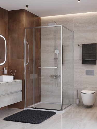 Cezares LUX LUX-A-FS-11-100-C-CR Душевой уголок