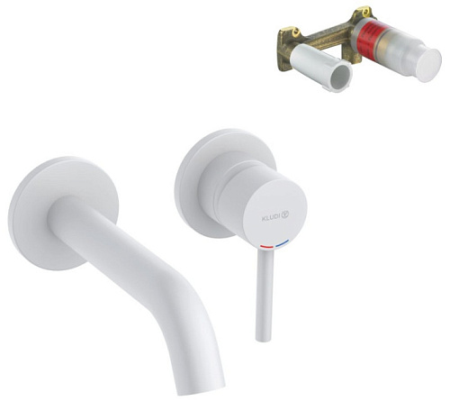 Kludi Bozz 382445376S Смеситель для раковины, встраиваемый
