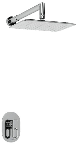 WasserKRAFT A12831 Встраиваемый комплект для душа с верхней душевой насадкой, хром WasserKRAFT A12831 Встраиваемый комплект для душа с верхней душевой насадкой, хром