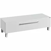 Акватон 1A168803MA010 Мадрид М Комод 120х44 см, белый/хром глянец купить  в интернет-магазине Сквирел