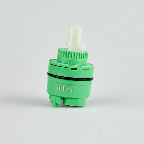 IDDIS, 999C35D1SM Optima Home Картридж для смесителя, 35 мм, без ножек, сверхним уплотнителем, зеленый