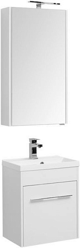 Aquanet 00225266 Августа Комплект мебели для ванной комнаты, белый купить  в интернет-магазине Сквирел