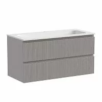 Sancos SNT100SM Snob T Тумба под раковину 99.5х44.5 см, подвесная, Doha Soft купить  в интернет-магазине Сквирел