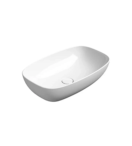 GSI 978311 Nubes Раковина накладная 60х38 см, белый глянцевый