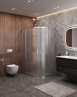 Cezares MOLVENO-RH-2-130/100-P-Cr Душевой уголок