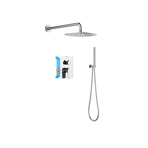 Aquatek AQ1272CR Оберон Душевой комплект Set 3 в 1, хром