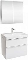 Geberit 529.353.00.7 Smyle Комплект мебели для ванны: Тумба под раковину, раковина, зеркальный шкаф (500.249.01.1 + 500.353.00.1 + 500.205.00.1) купить  в интернет-магазине Сквирел