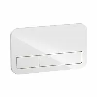 Villeroy & Boch 922400RE ViConnect Клавиша двойного смыва, белое стекло (Glass Glossy White)