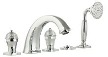 Migliore 27308 Korona Смеситель на борт ванны, ручки Crystal/хром