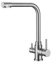 BelBagno BB-LAM15-IN Смеситель для кухни, с краном для питьевой воды, сатин