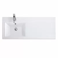 BelBagno BB1200/480-LV-MR-L Раковина из литьевого мрамора 120х48 см, белая
