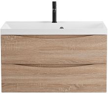 BelBagno MARINO-800-2C-SO-WO-P База под раковину 80х45 см, подвесная, Rovere Bianco (белый дуб)