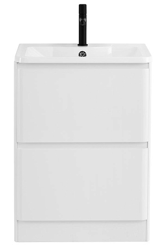 BelBagno ALBANO-700-2C-PIA-BL База под раковину 70х45 см, напольная, Bianco Lucido (белый глянец) купить  в интернет-магазине Сквирел