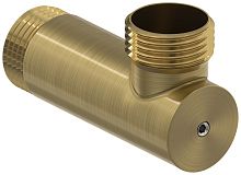 Сунержа 051-1523-1010 Уголок с клапаном G 1" НР х G 1" НР, состаренная латунь