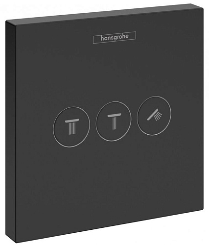 Hansgrohe 15764670 ShowerSelect Переключатель потоков для душа, черный