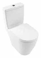 Villeroy & Boch 5644R0R1 Avento Чаша унитаза-компакта 37х64 см, с открытым смывным краем, альпийский белый CeramicPlus