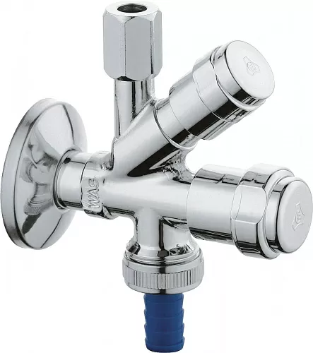 Grohe 41070000 WAS Комбинированный угловой вентиль, хром