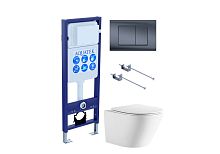Aquatek Либерти SET AQUATEK ЛИБЕРТИ-033 KKI-1 Комплект: Унитаз, Инсталляция, Кнопка смыва