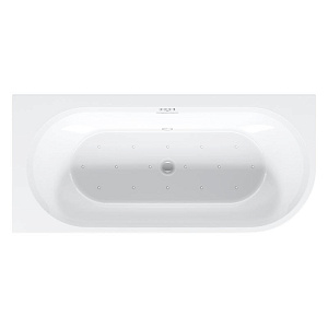 Riho BD05005S1WI1170 Desire Corner Rechts Ванна акриловая 184х84 см, White Glossy - Sparkle System/LED BD05