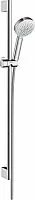 Hansgrohe 26657400 Crometta Душевой гарнитур, хром/белый