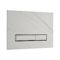 KKPol 350/PPK/416-00-03 Vitrum Grande V1 Смывная клавиша для инсталляции, Quartz, Statuarietto