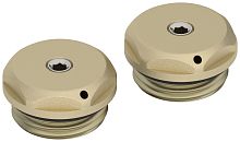 Сунержа 022-1200-0000 Спускной клапан d 25 мм / G 1/2" НР / 2 шт., матовая шампань